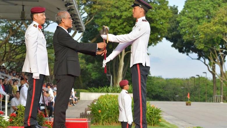 Tindakan pencegahan ekstra yang diambil selama parade commissioning untuk petugas SAF