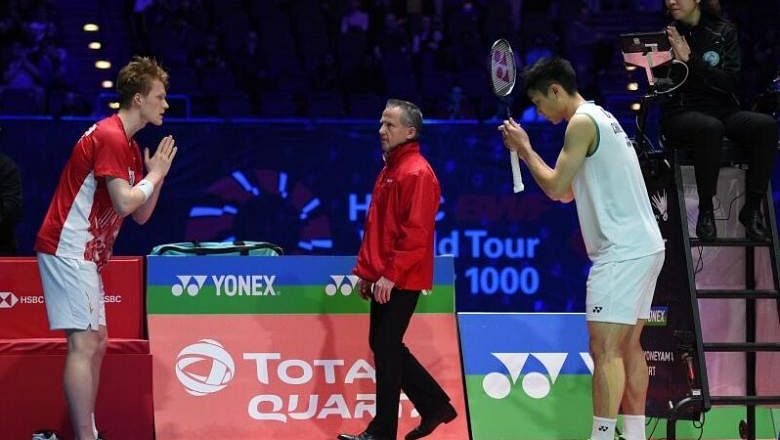 Badminton: Petenis peringkat 2 dunia Chou akan menghadapi Axelsen di final All England, dua unggulan teratas putri Chen dan akan bertemu